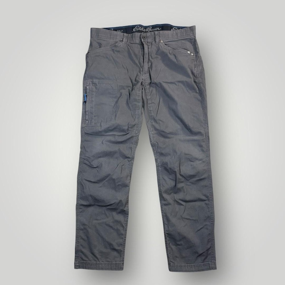Eddie Bauer‎ Ascent Pants Mens 38x34 Gray Stretch Outdoor Straight Leg